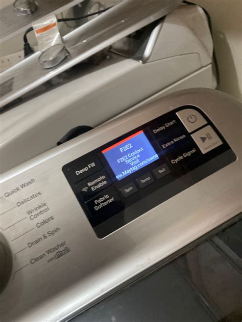 This video will show you how to fix <strong>Maytag</strong> washer machine with F02 or F2 <strong>Error</strong> quick and easy. . Maytag dryer f2e2 error code